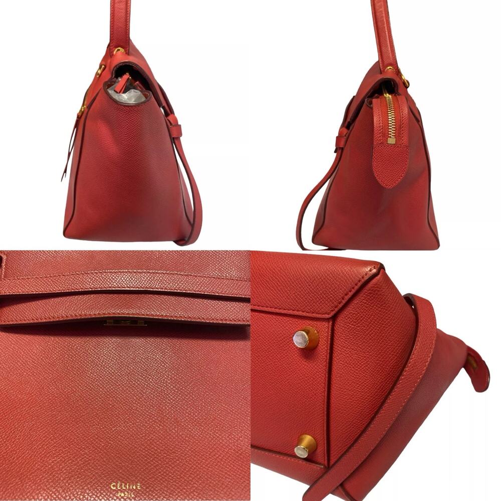 💎✨BEAUTIFUL✨💎Authentic Celine Belt Bag Medium Red Leather - Picture 3 of 7